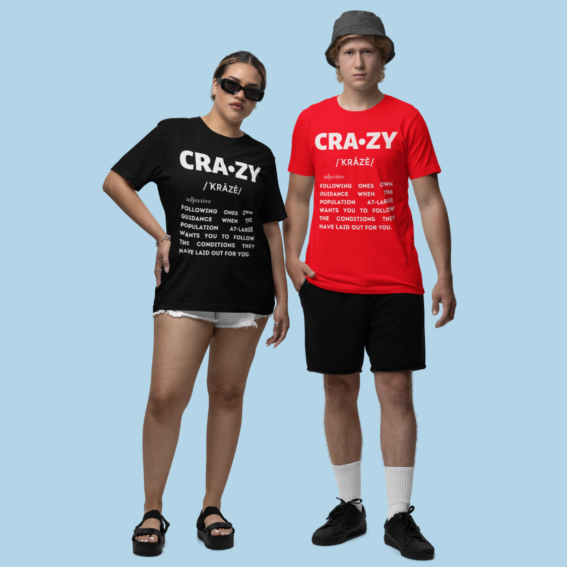 Definition of CRAZY Tee