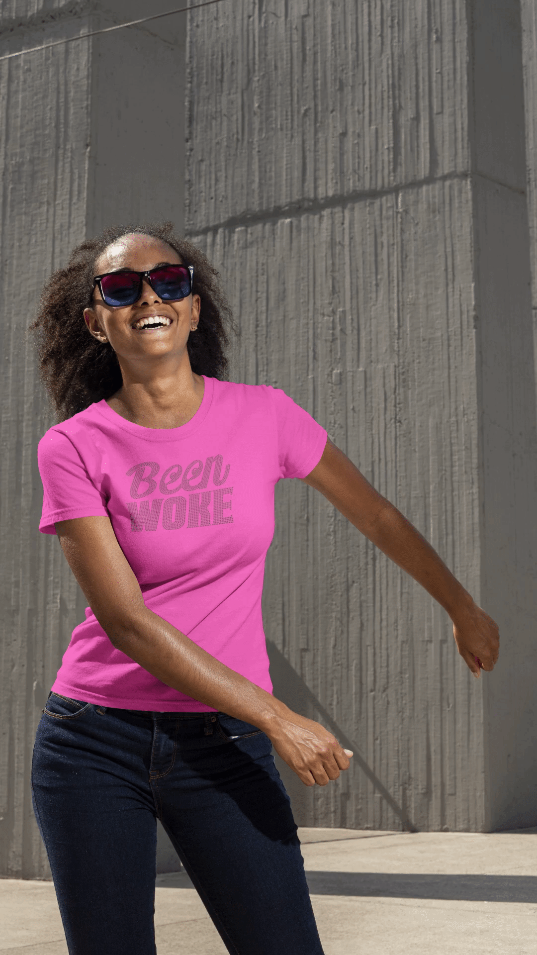 Been Woke Brand Classic Logo Rhinestone Tee