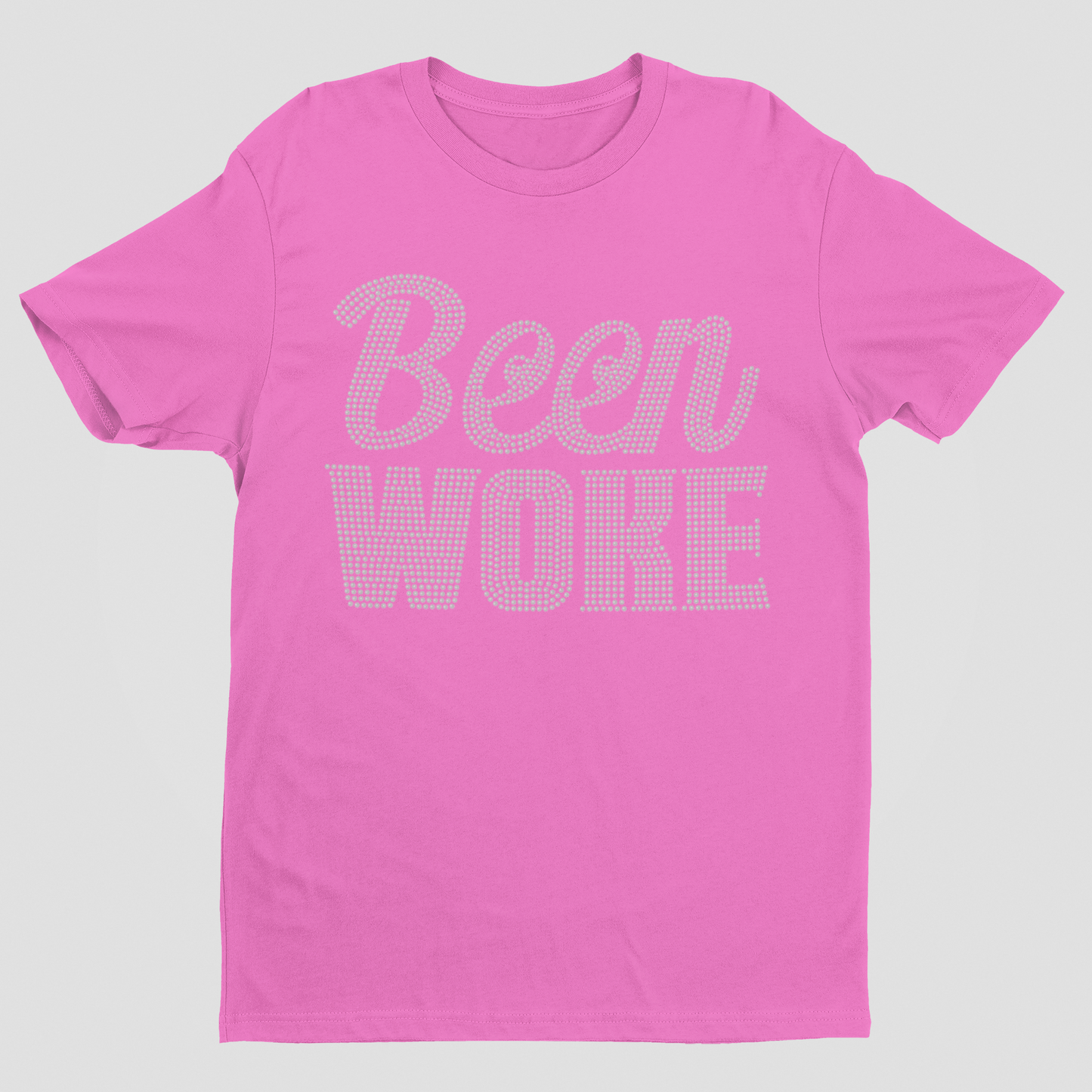 Been Woke Brand Classic Logo Rhinestone Tee