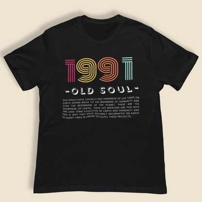 Custom Birth Year OLD SOUL Tee