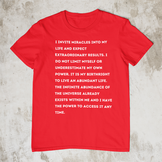 Abundance Is My Birthright Tee