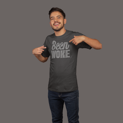 Been Woke Brand Classic Logo Rhinestone Tee
