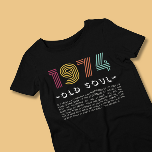 Custom Birth Year OLD SOUL Tee