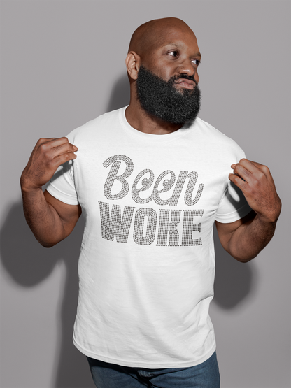 Been Woke Brand Classic Logo Rhinestone Tee