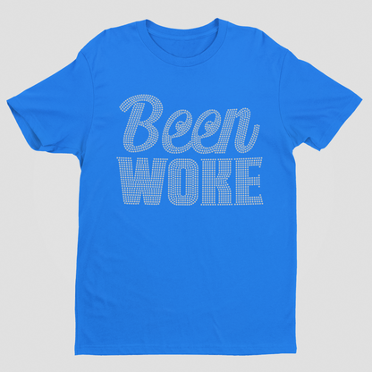 Been Woke Brand Classic Logo Rhinestone Tee