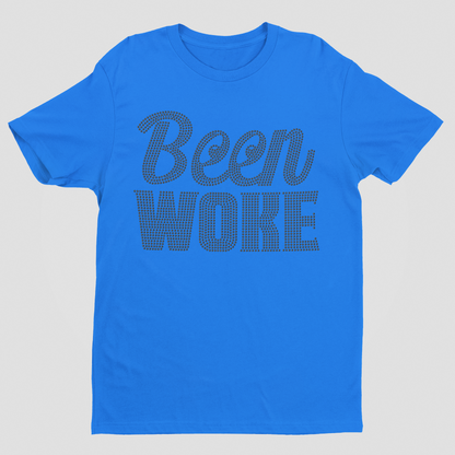 Been Woke Brand Classic Logo Rhinestone Tee
