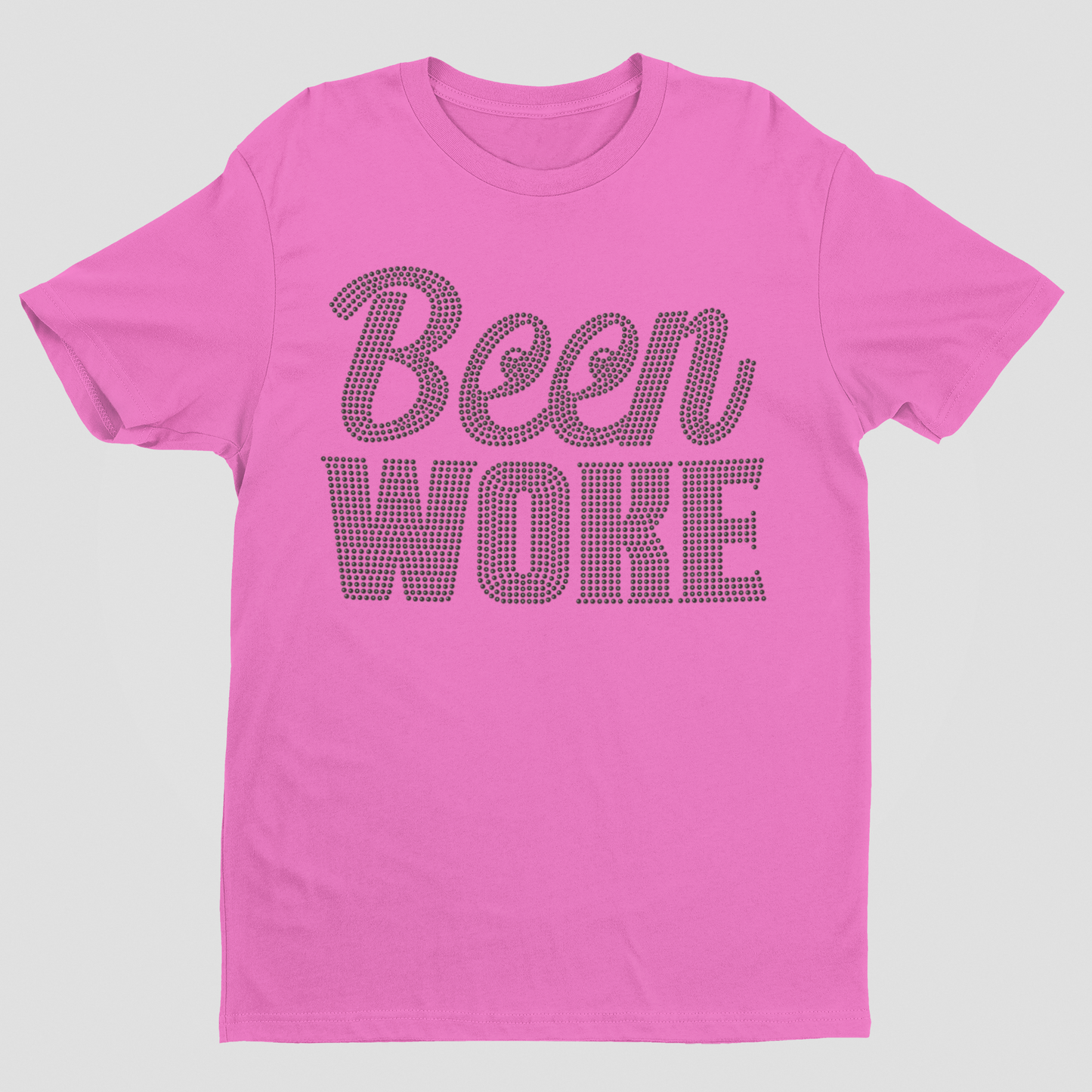 Been Woke Brand Classic Logo Rhinestone Tee