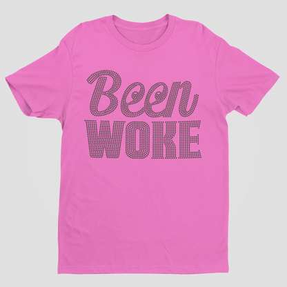 Been Woke Brand Classic Logo Rhinestone Tee