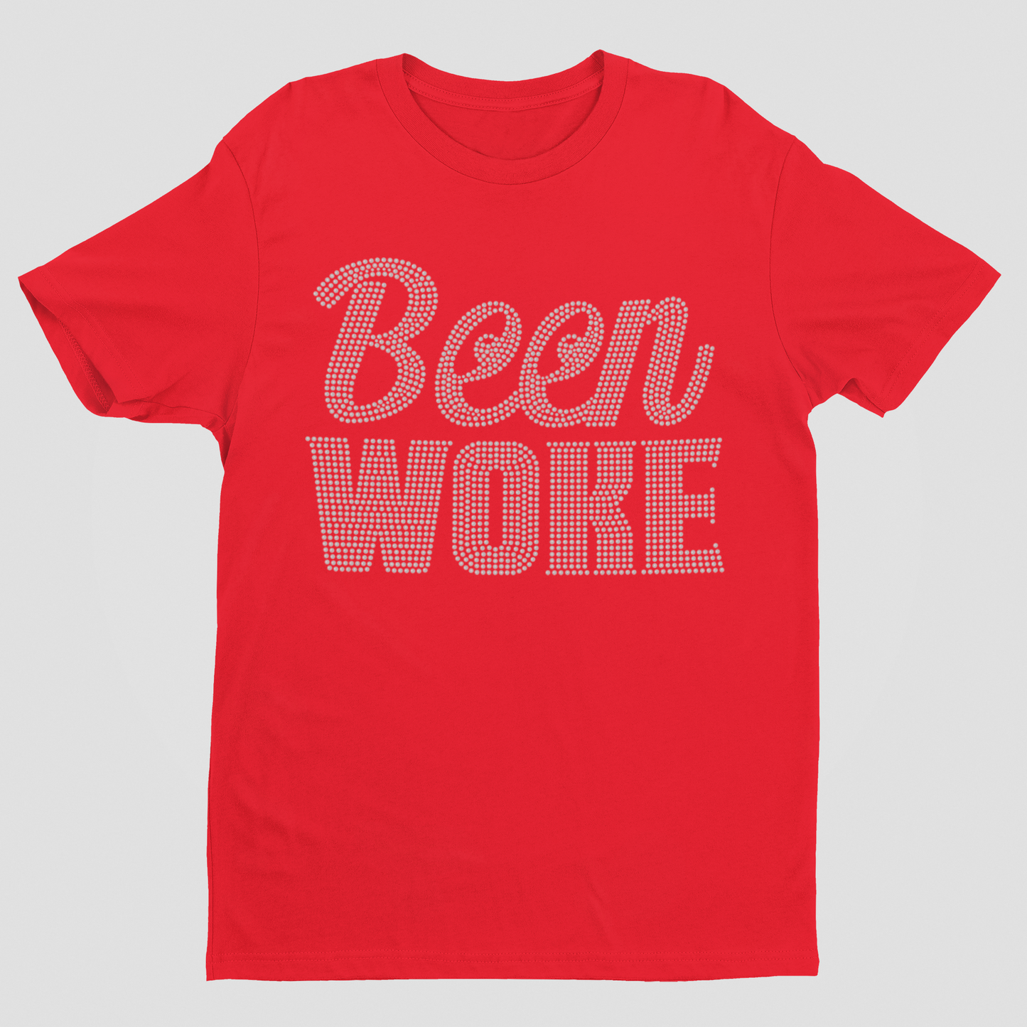 Been Woke Brand Classic Logo Rhinestone Tee