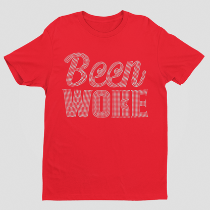 Been Woke Brand Classic Logo Rhinestone Tee