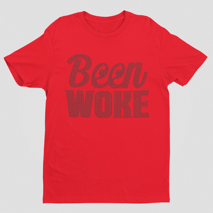 Been Woke Brand Classic Logo Rhinestone Tee
